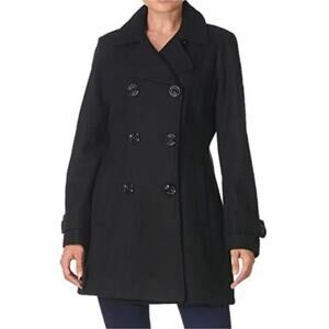 Ann Klein Wool Pea Coat Blazer Small Jacket